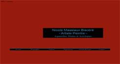 Desktop Screenshot of nicolemassiaux-artistepeintre.com